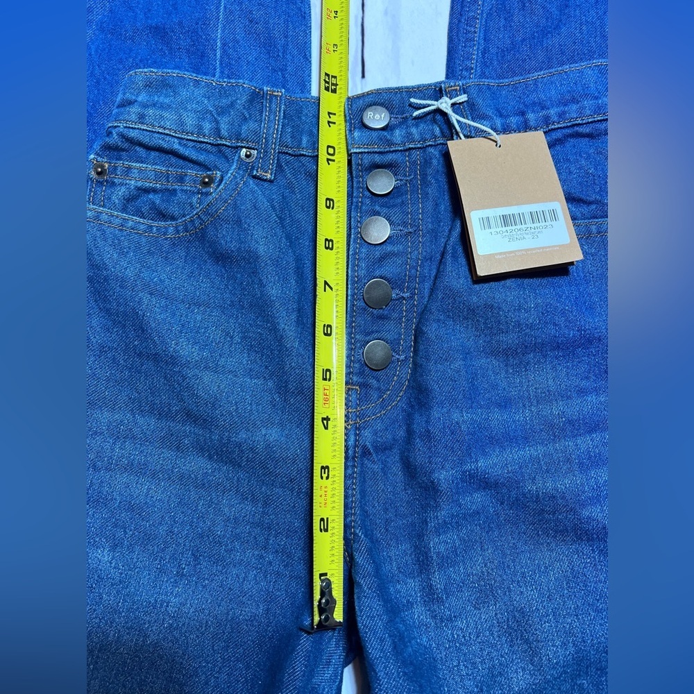 🎉HOST PICK🎉 Reformation Cynthia Button Fly High Rise Straight Jeans - Picture 8 of 10